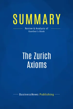 Summary: The Zurich Axioms