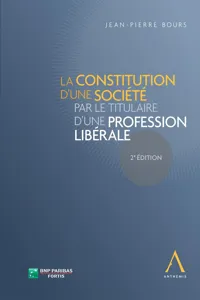 La constitution d'une société par le titulaire d'une profession libérale_cover