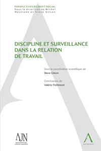 Discipline et surveillance dans la relation de travail_cover