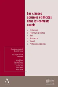 Les clauses abusives et illicites dans les contrats usuels_cover