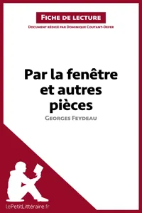 Par la fenêtre et autres pièces de Georges Feydeau_cover