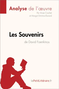 Les Souvenirs de David Foenkinos_cover