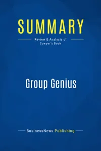 Summary: Group Genius_cover