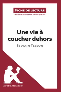 Une vie à coucher dehors de Sylvain Tesson_cover