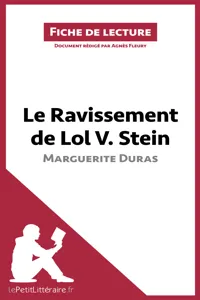 Le Ravissement de Lol V. Stein de Marguerite Duras_cover