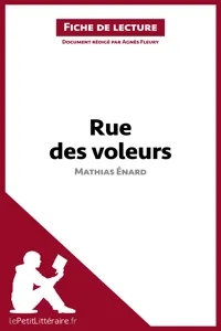 Rue des voleurs de Mathias Énard_cover