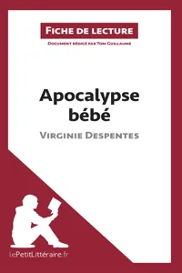 Apocalypse bébé de Virginie Despentes_cover