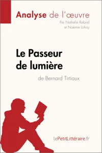 Le Passeur de lumière de Bernard Tirtiaux_cover