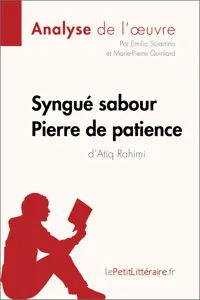 Syngué Sabour. Pierre de patience d'Atiq Rahimi_cover