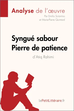 Syngué Sabour. Pierre de patience d'Atiq Rahimi (Analyse de l'oeuvre)