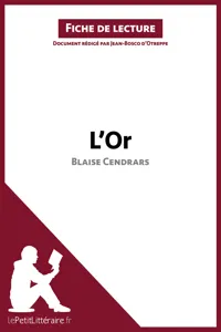 L'Or de Blaise Cendrars_cover