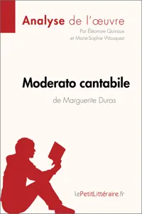 Moderato cantabile de Marguerite Duras_cover