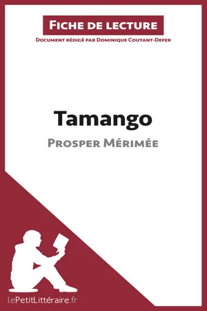 Tamango de Prosper Mérimée (Fiche de lecture)