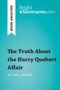 The Truth About the Harry Quebert Affair by Joël Dicker_cover