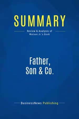 Summary: Father, Son & Co.