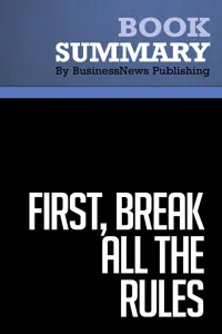 Summary: First, Break All the Rules_cover