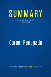 Summary: Career Renegade_cover