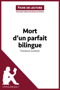 Mort d'un parfait bilingue de Thomas Gunzig_cover