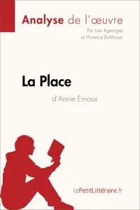 La Place d'Annie Ernaux_cover