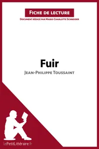 Fuir de Jean-Philippe Toussaint_cover