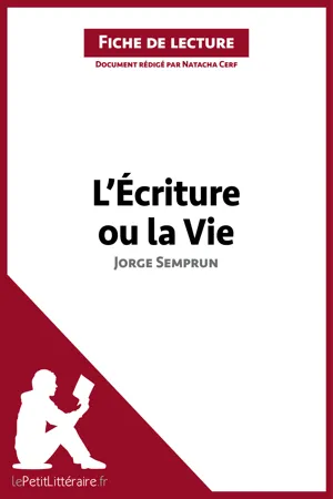 L'Écriture ou la Vie de Jorge Semprun (Fiche de lecture)