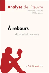 À rebours de Joris-Karl Huysmans_cover