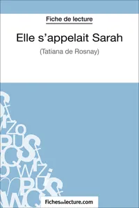 Elle s'appelait Sarah_cover