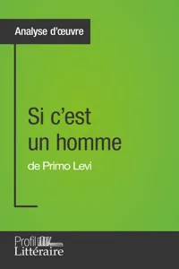 Si c'est un homme de Primo Levi_cover