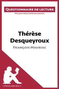 Thérèse Desqueyroux de François Mauriac_cover