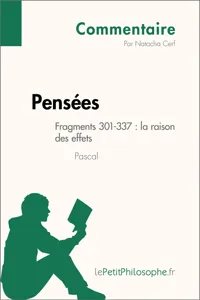 Pensées de Pascal - Fragments 301-337 : la raison des effets_cover