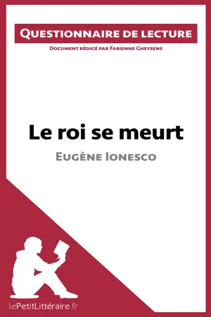 Le roi se meurt d'Eugène Ionesco