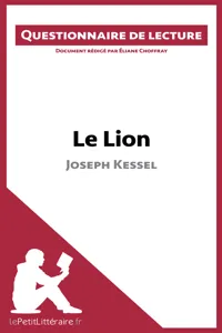 Le Lion de Joseph Kessel_cover