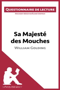 Sa Majesté des Mouches de William Golding_cover