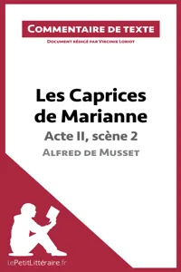 Les Caprices de Marianne de Musset - Acte II, scène 2_cover