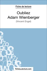 Oubliez Adam Wienberger_cover