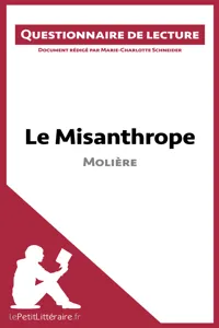 Le Misanthrope de Molière_cover