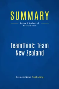 Summary: Teamthink: Team New Zealand_cover
