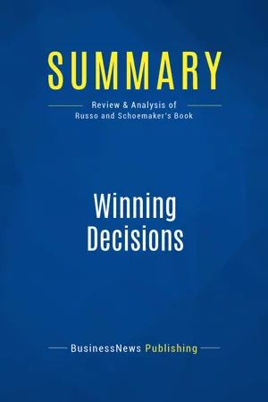 Summary: Winning Decisions