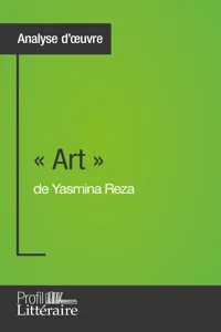 « Art » de Yasmina Reza_cover