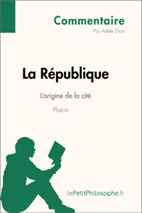 La République de Platon - L'origine de la cit_cover