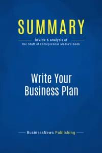 Summary: Write Your Business Plan_cover