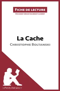 La Cache de Christophe Boltanski_cover