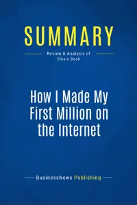 Summary: How I Made My First Million on the Internet_cover