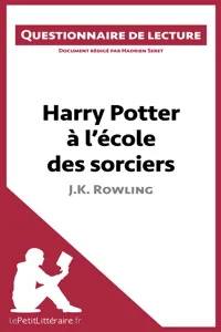 Harry Potter à l'école des sorciers de J. K. Rowling_cover