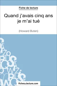 Quand j'avais cinq ans je m'ai tué d'Howard Buten_cover