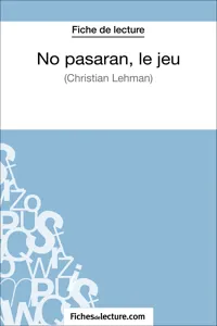 No pasarán, le jeu de Christian Lehmann_cover