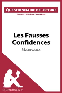 Les Fausses Confidences de Marivaux_cover