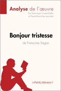 Bonjour tristesse de Françoise Sagan_cover