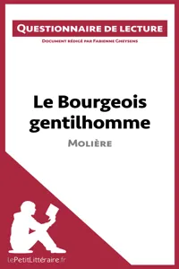 Le Bourgeois gentilhomme de Molière_cover