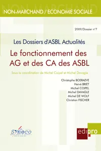Le Fonctionnement des AG et des CA des ASBL_cover